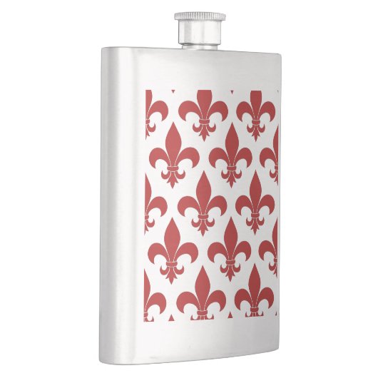 French Fleur de lis Pattern Classic Heupfles (Rechts)
