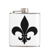 French Fleur de lis Pattern Classic Heupfles (Voorkant)