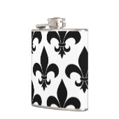 French Fleur de lis Pattern Classic Heupfles (Links)