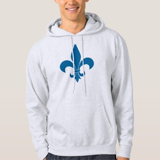 French Fleur de lis Pattern Classic Hoodie (Voorkant)