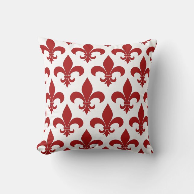 French Fleur de lis Pattern Classic Kussen (Voorkant)