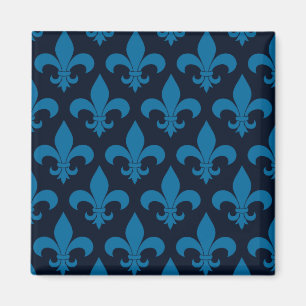 French Fleur de lis Pattern Classic Magneet