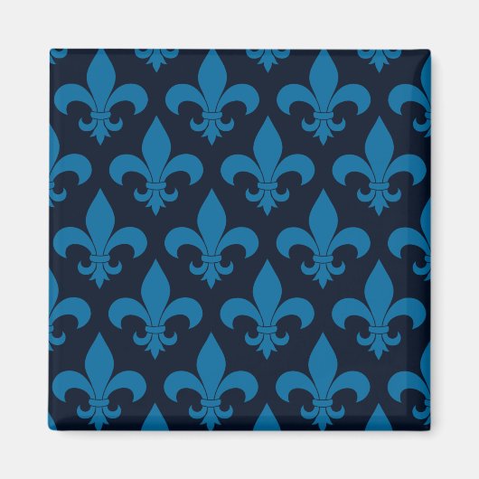 French Fleur de lis Pattern Classic Magneet (Voorkant)