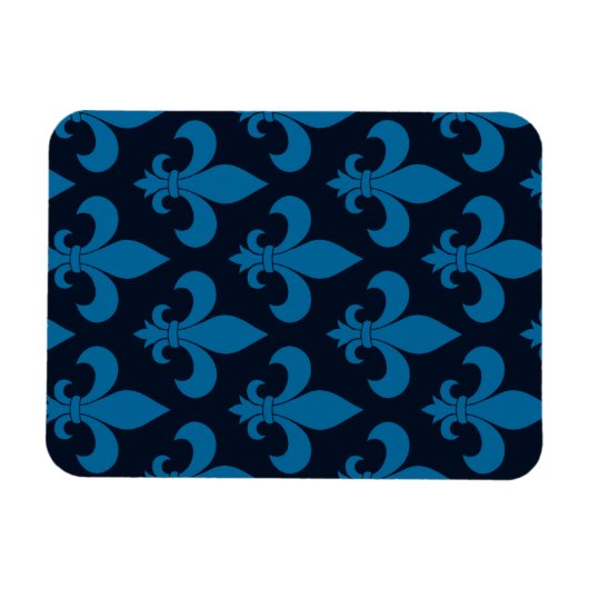French Fleur de lis Pattern Classic Magneet (Horizontaal)