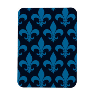 French Fleur de lis Pattern Classic Magneet