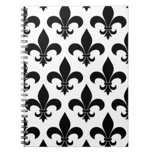 French Fleur de lis Pattern Classic Notitieboek