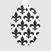 French Fleur de lis Pattern Classic Ornament (voorkant)