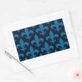 French Fleur de lis Pattern Classic Rechthoekige Sticker (Envelop)