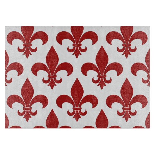 French Fleur de lis Pattern Classic Snijplank (Voorkant)