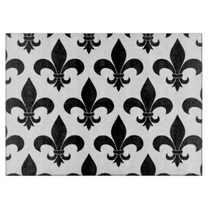 French Fleur de lis Pattern Classic Snijplank