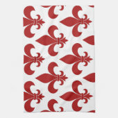 French Fleur de lis Pattern Classic Theedoek (Verticaal)
