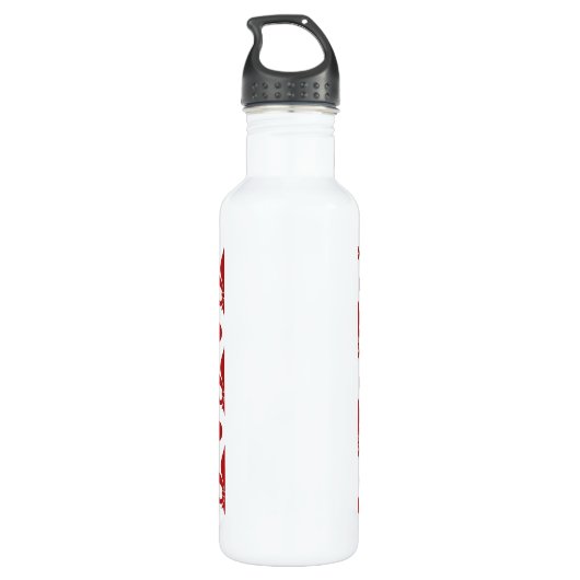 French Fleur de lis Pattern Classic Waterfles (Achterkant)