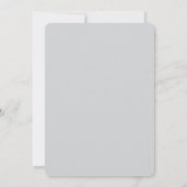 French Floral Toile Blue Invitation (Dos)