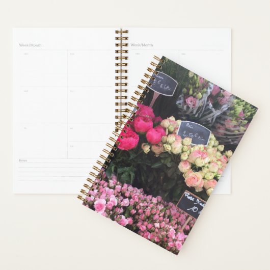 French Flowers Planner (Devant avec enveloppe)