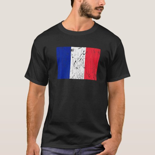 French France Flag Pride French Flag T-shirt (Voorkant)