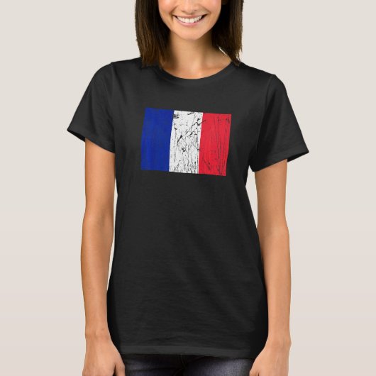 French France Flag Pride French Flag T-shirt (Voorkant)