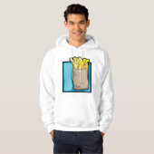 French Fries Mannen Hoodie (Voorkant volledig)