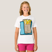 French Fries Meisjes T-shirt (Voorkant volledig)