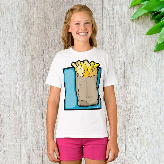 French Fries Meisjes T-shirt