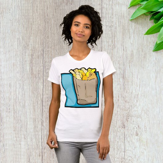 French Fries Vrouwen T-shirt