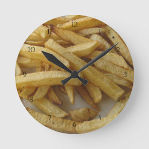 French Fries Wall Clock Ronde Klok