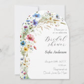 French Garden Party fleurs lavande Invitation (Devant)