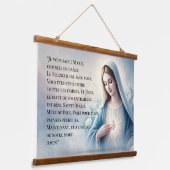 French Hail Mary Hangend Wandkleed (Gebogen)