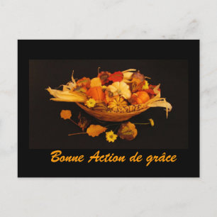French: Happy Thanksgiving Feestdagenkaart
