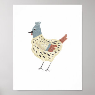 French Hen Art Print