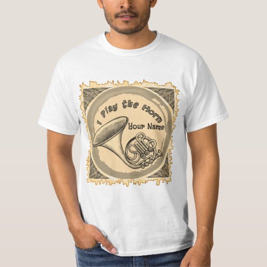 French Horn Player  T-shirt (Voorkant)