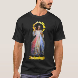 French Jesus Divine Mercy France Catholic 101 T-shirt