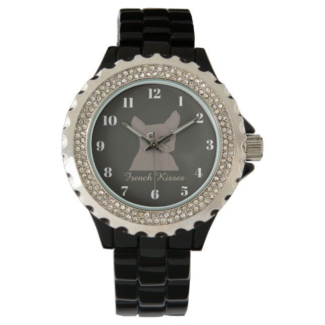 French Kisses Horloge (Voorkant)