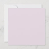 French lavender Enregistrer la date Invitation (Dos)