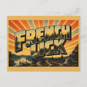 French Lick Indiana National Forest Patoka Lake Briefkaart