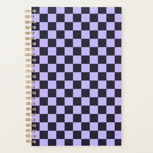French lilac checkerboard pattern (Devant)