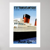 French Line Midships Poster (Devant)