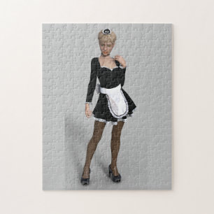 FRENCH MAID JIGSAW PUZZLE LEGPUZZEL