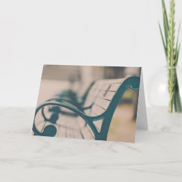 French Park Bench Kaart