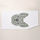 French Puppy Art (Serviette de bain)