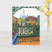 French Quarter Balkon Kaart (Gele Bloem)