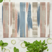 French Retro Brush Stripe Kitchen Towels Theedoek (Gevouwen)