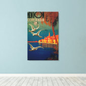 French Riviera Canvas Afdruk (Insitu (Houten vloer))