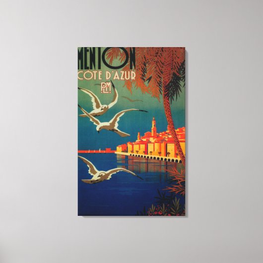 French Riviera Canvas Afdruk (Voorkant)