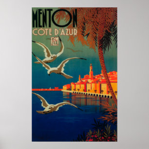 French Riviera Poster