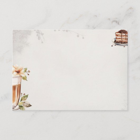 French Roast Basic Blank Recept Kaart (Voorkant)