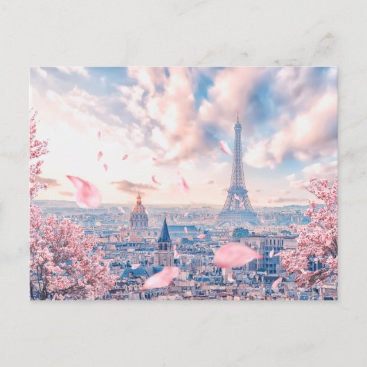 French Sakura Briefkaart (Voorkant)