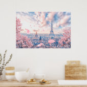 French Sakura Poster (Keuken)