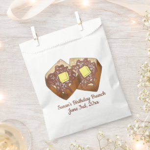 French Toast Butter en Syrup Diner Breakfast Food Bedankzakje