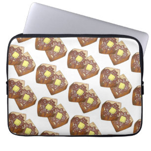 French Toast Butter en Syrup Diner Breakfast Food Laptop Sleeve