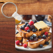 French Toast With Berries Sleutelhanger (Voorkant)